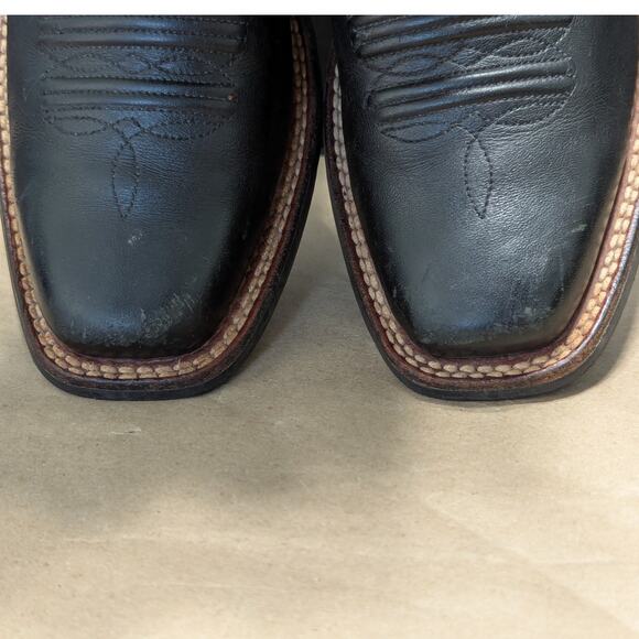 Ariat Legend Square Toe Leather Cowboy Boots Embrodiered Western Cowgirl Womens - Picture 11 of 12